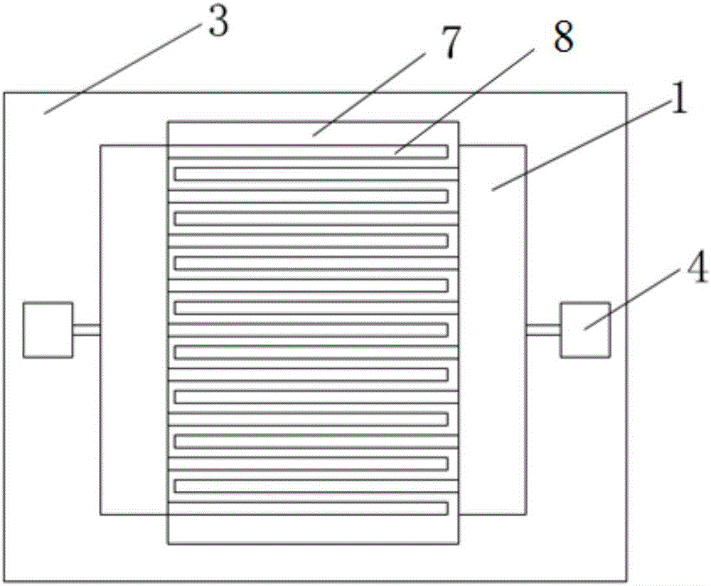 Microelectronic temperature sensor and preparation method thereof