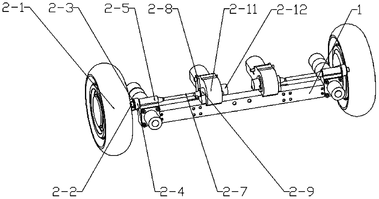 Single trailing arm type electric control suspension system and control method thereof