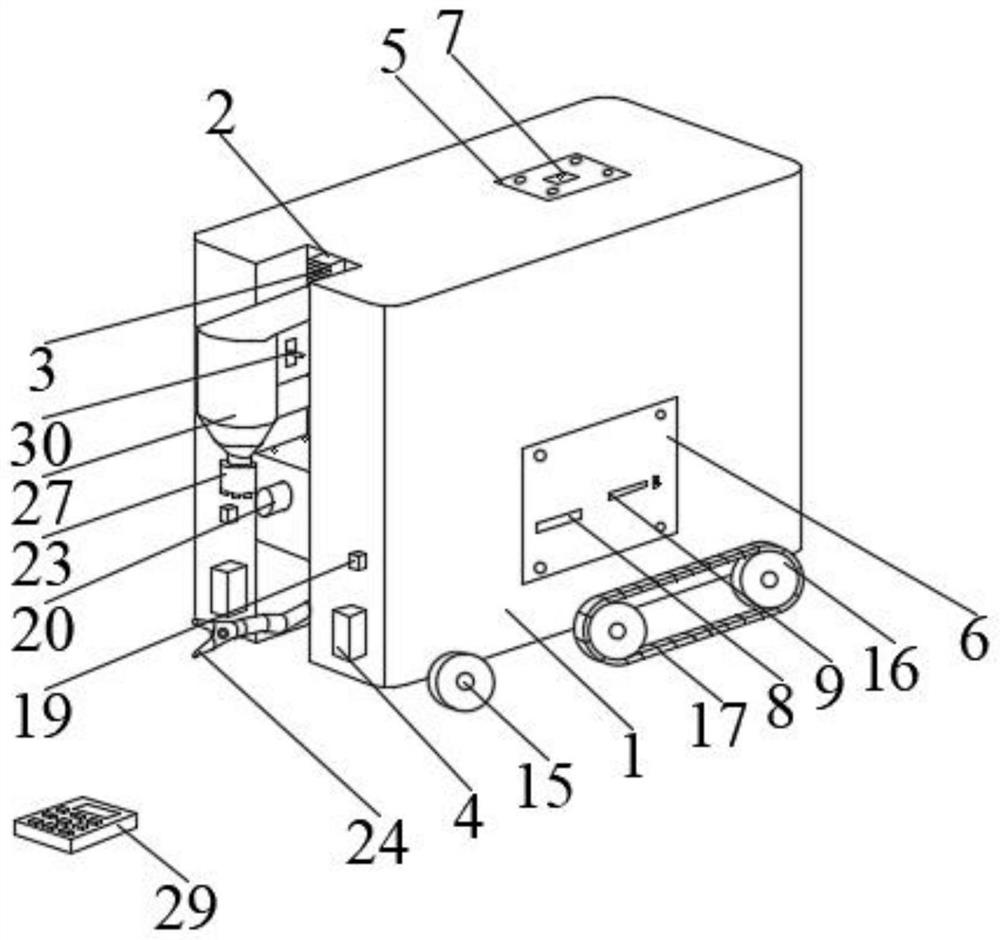 Semi-crawler-type coal rock sampling vehicle for coal mine