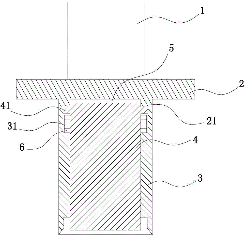 Punching head structure for sheet metal punching