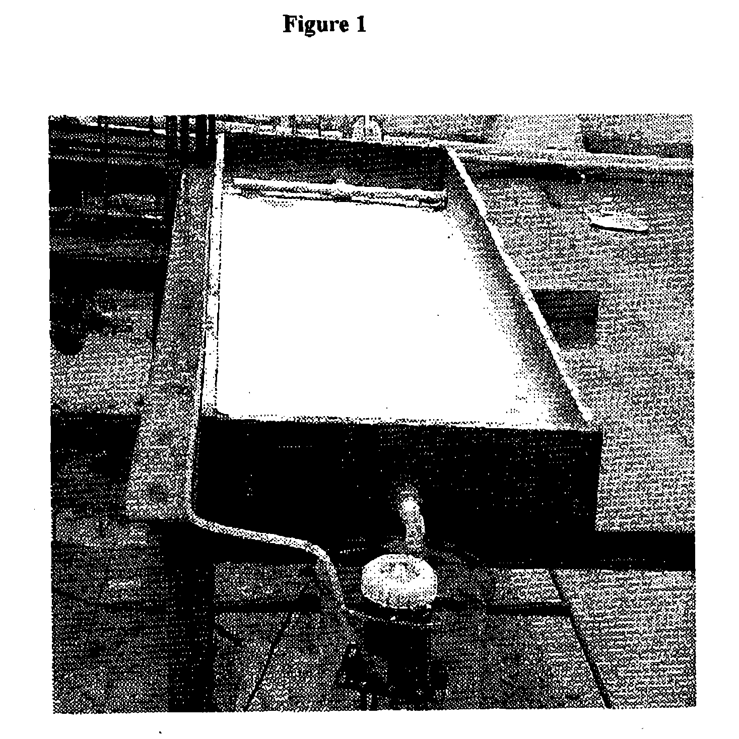 Apparatus for purification of industrial wastewater with thin film fixed bed TiO2 photocatalyst