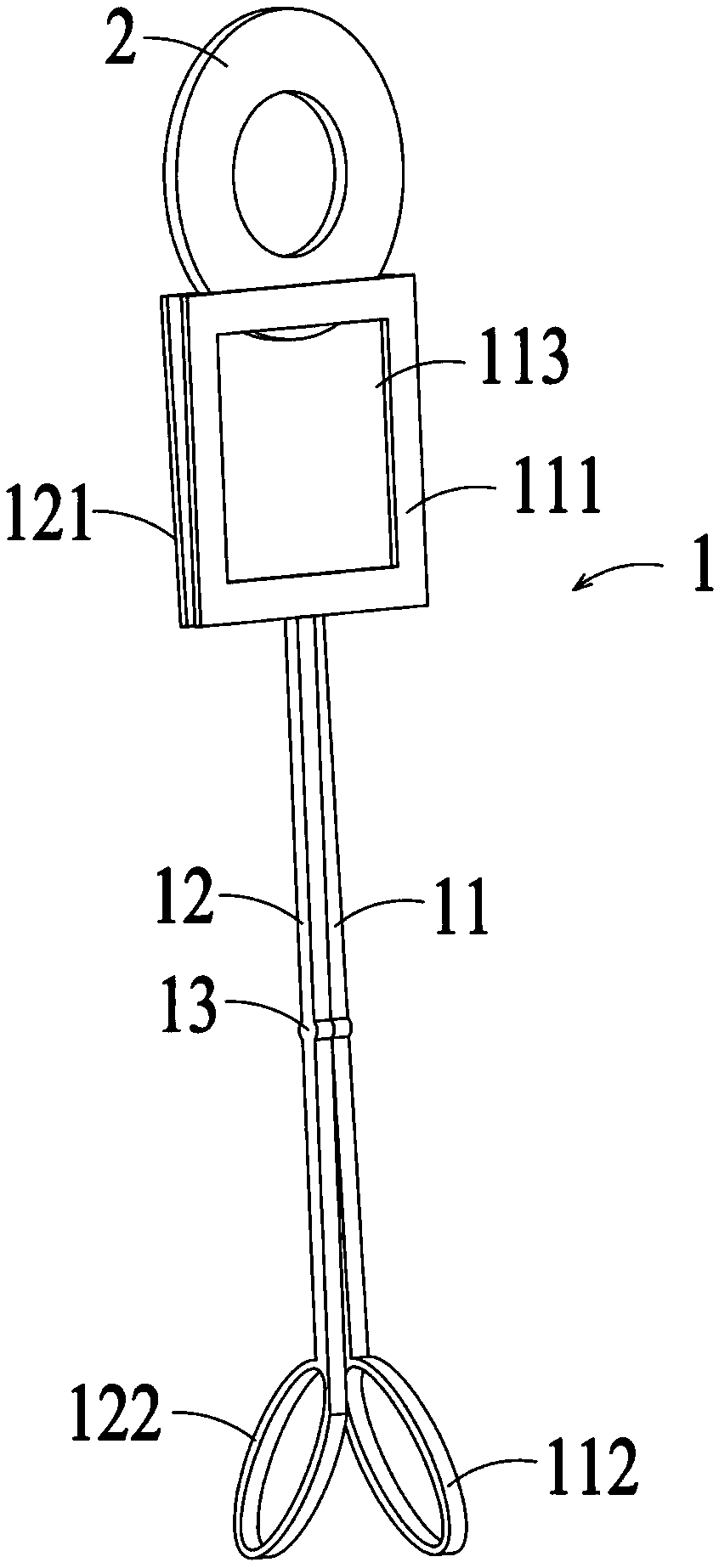 Clamping device for confined space in shelter power station