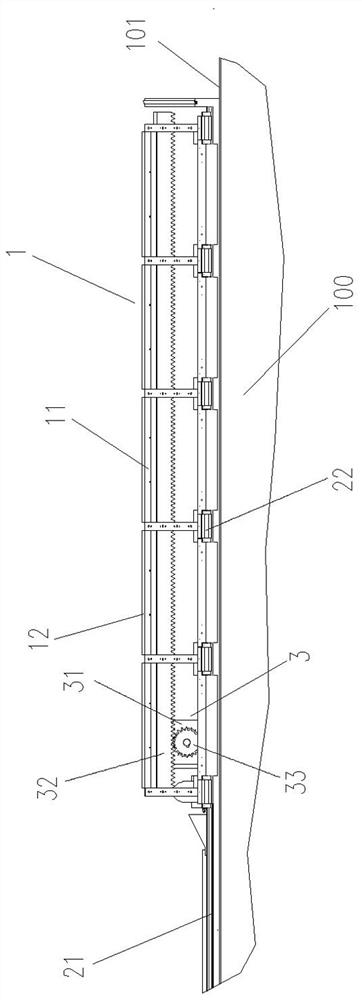 Vehicle-mounted shelter electric top cover