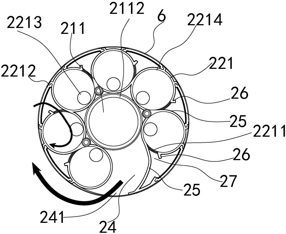 Cyclone separation device, dust collection assembly and dust collector