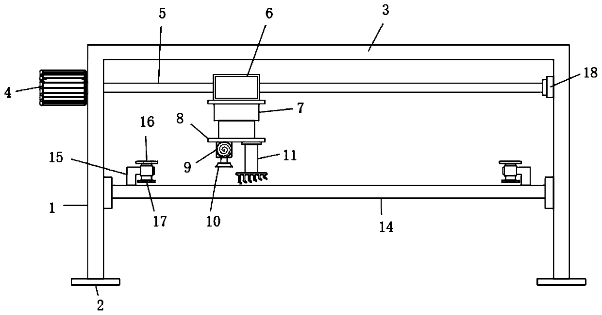 Color steel deburring device