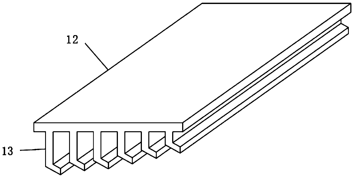 Color steel deburring device