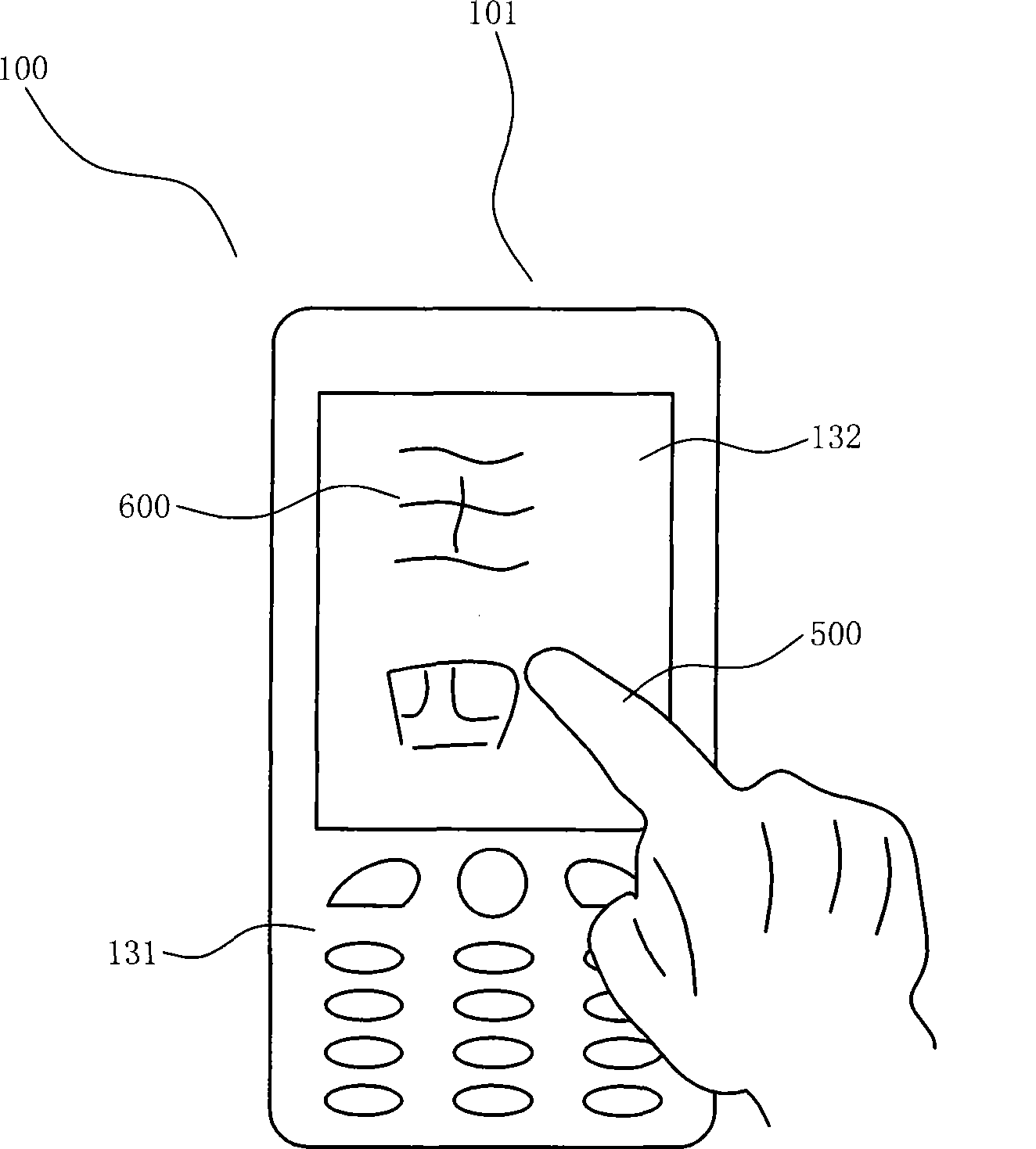 Hand-hold terminal with handwriting recognition identity affirmation function and its implementing method