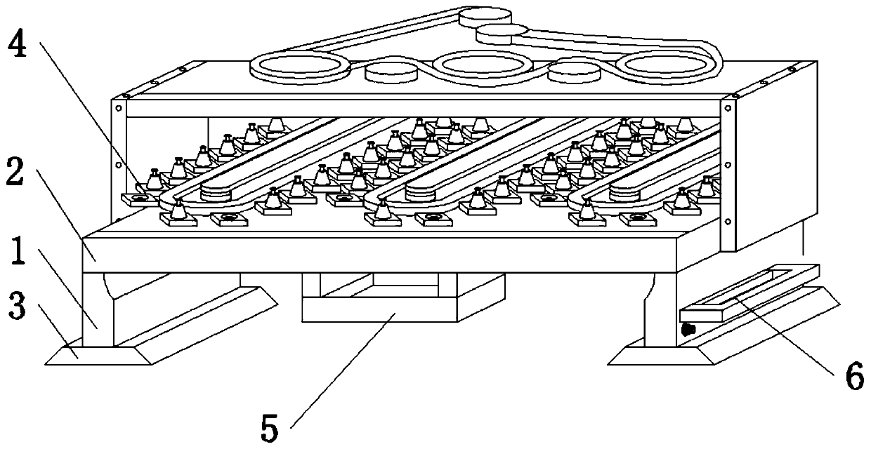 Novel multi-group chain type tool magazine