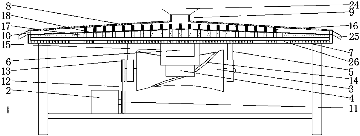 Grinding type hard coated seed processing machine