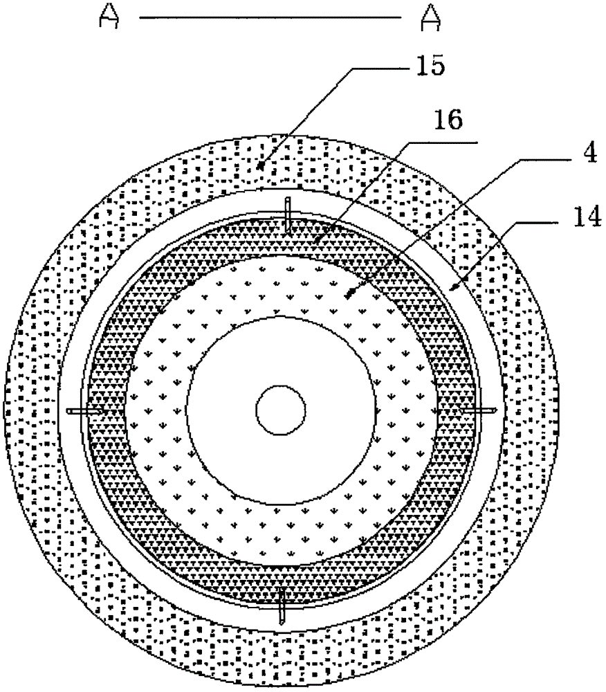 Secondary hole sealing and pressure measuring device based on expanding agents