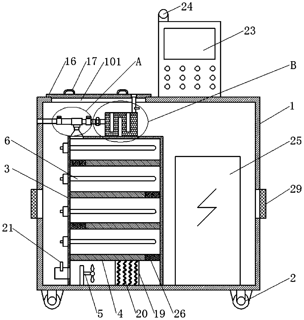 Air sterilizer used in hospital laboratory