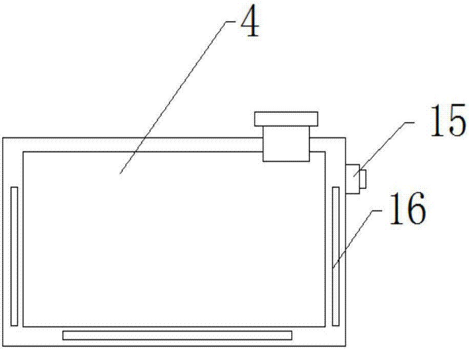 Plate glue spreading device