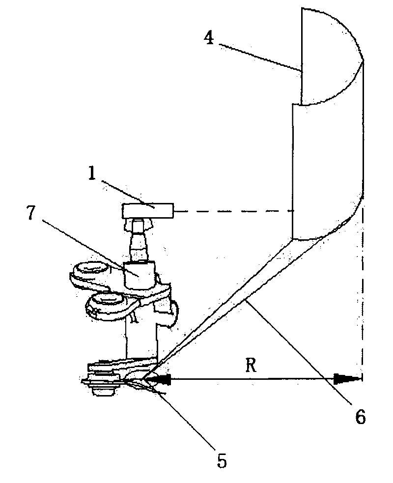 Windscreen wiper wiping angle measuring apparatus and measuring method thereof