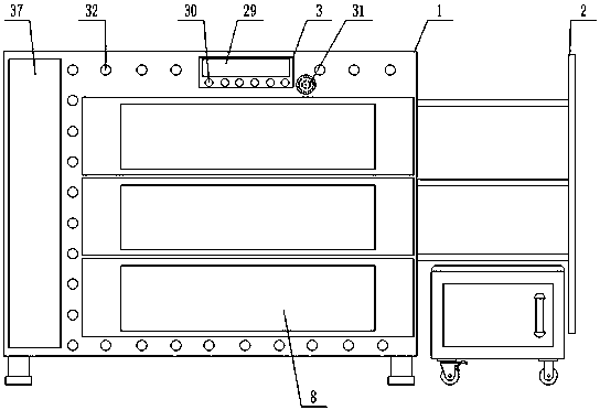 Intelligent domestic shoe cabinet