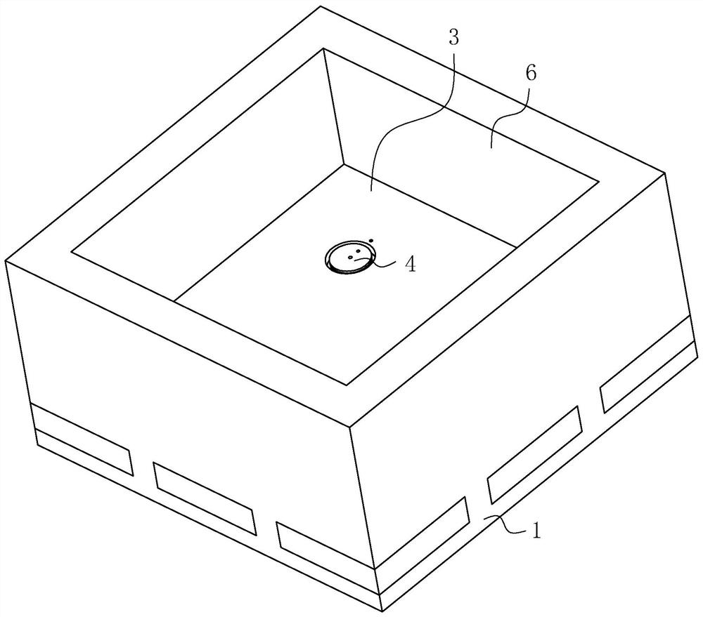 Basement bottom plate waterproof structure and construction process thereof