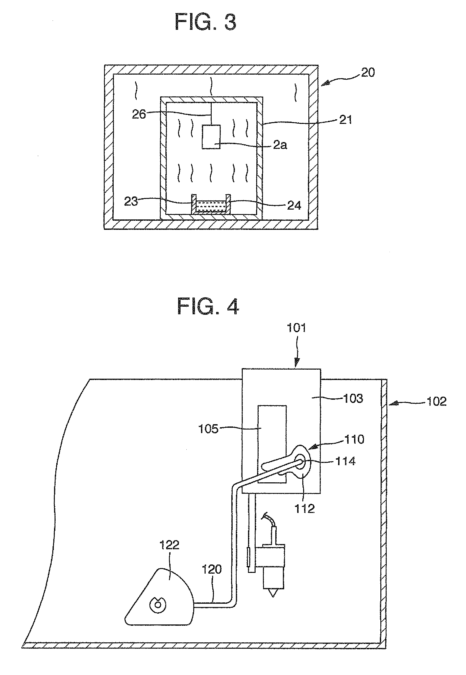 Liquid surface detecting device