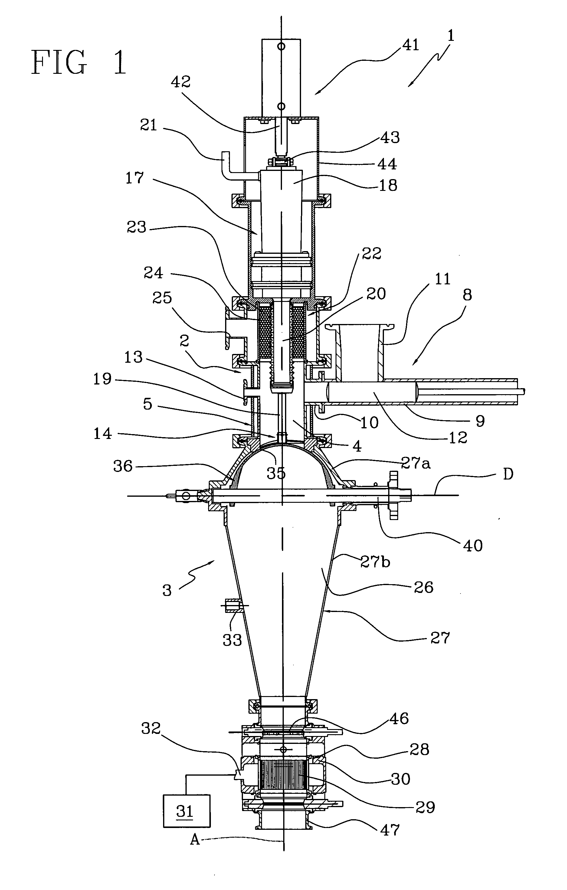 Granulation device