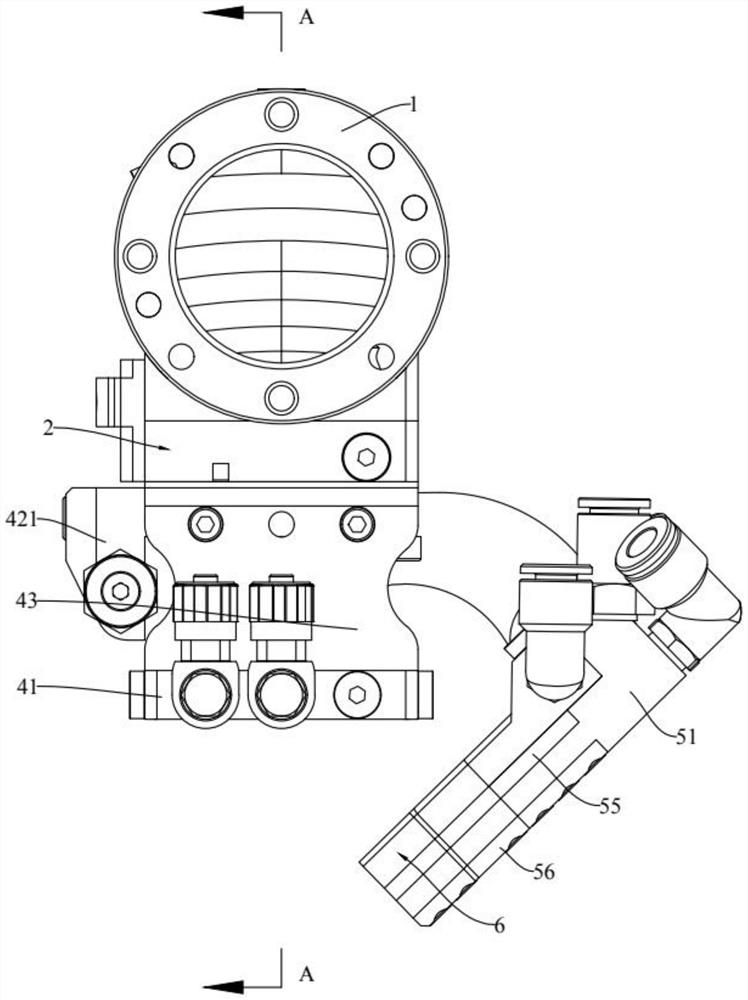 Inner hole cladding laser head