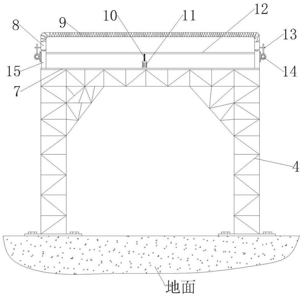 Sliding assembly type building steel structure mounting construction method