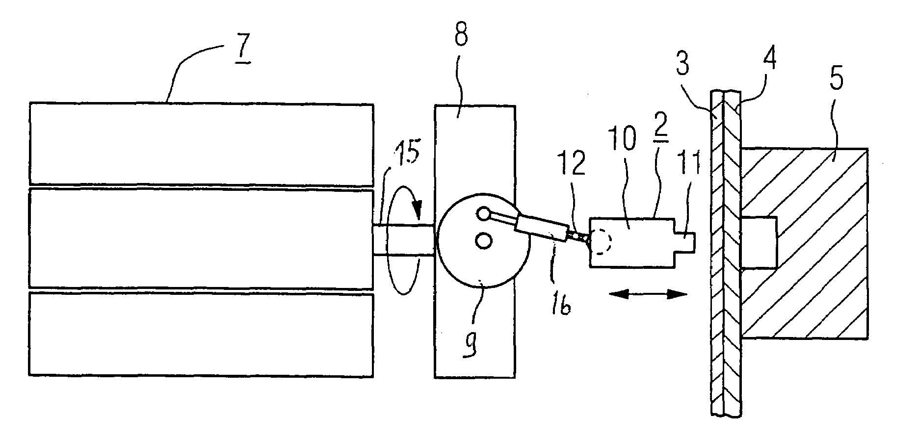 Electric drive for a shaping die