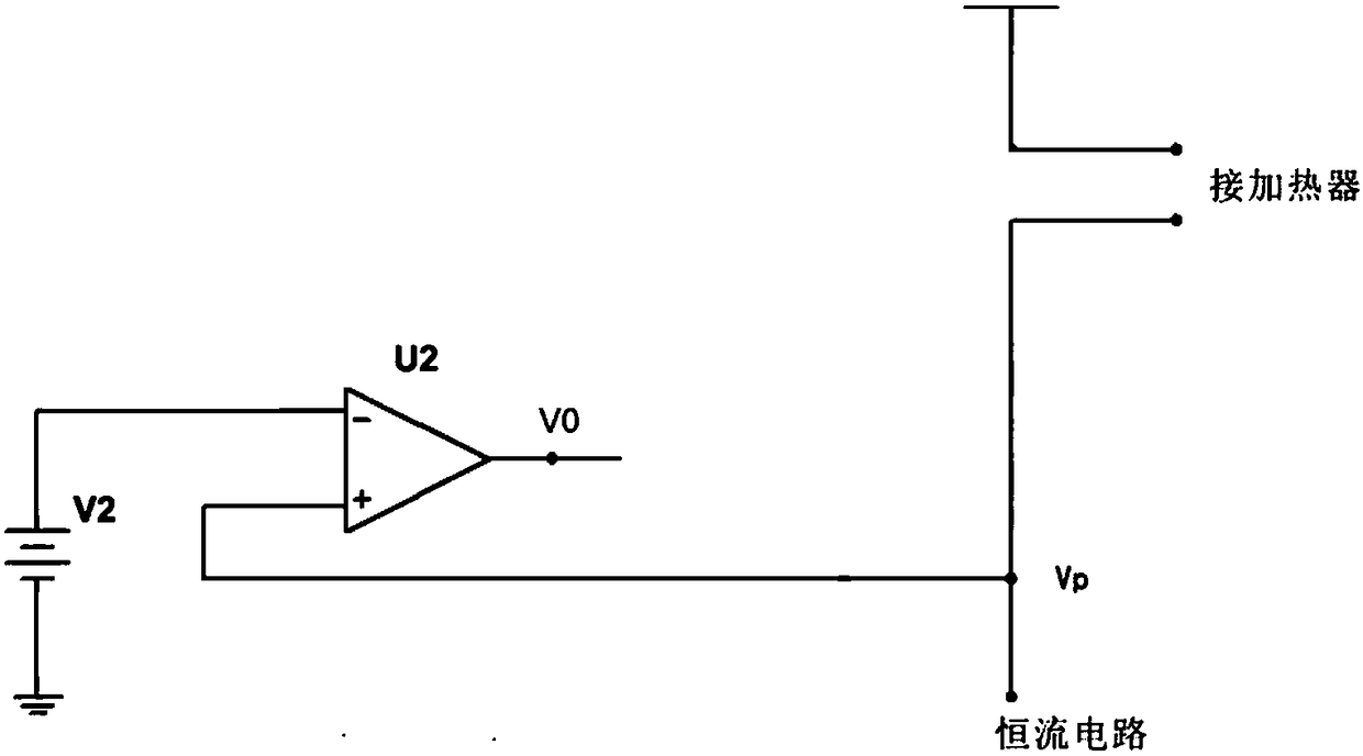 Overtemperature detection circuit and overtemperature protection circuit used for heater