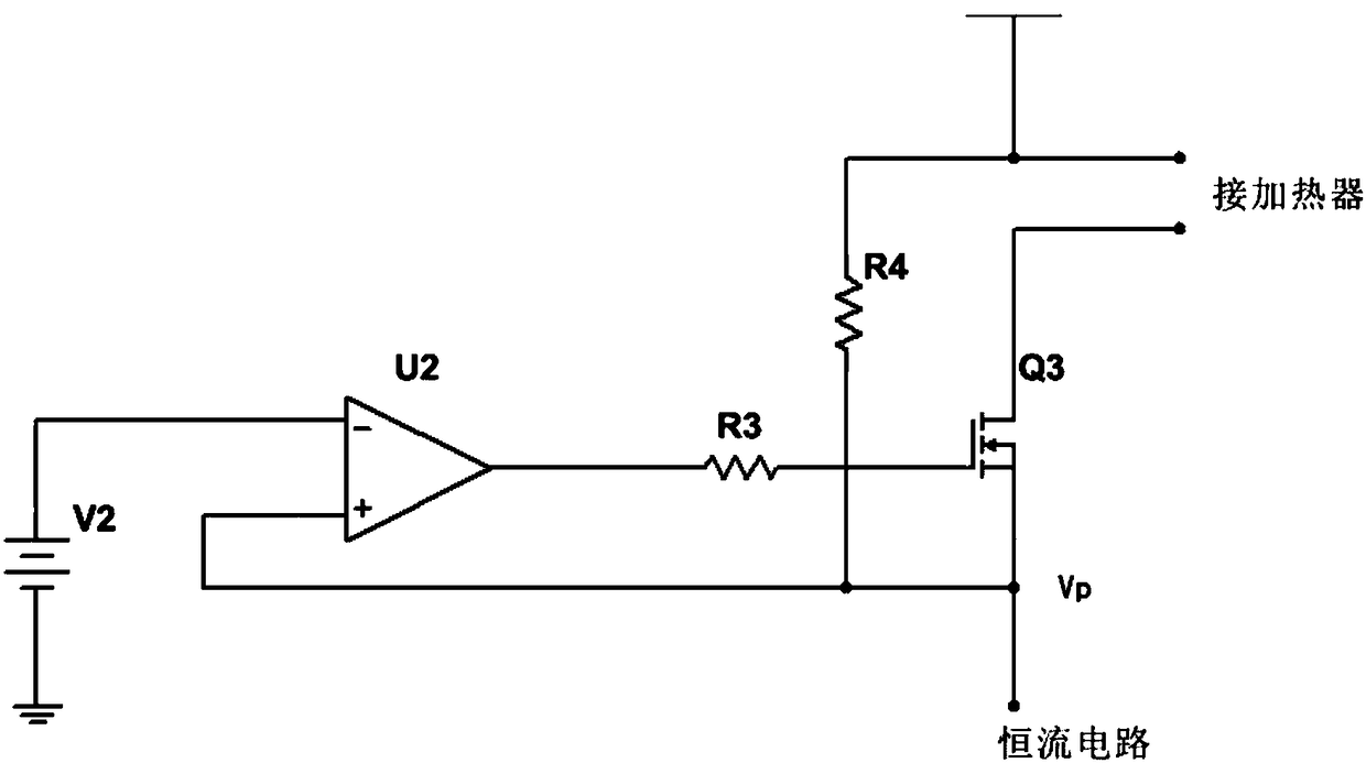 Overtemperature detection circuit and overtemperature protection circuit used for heater