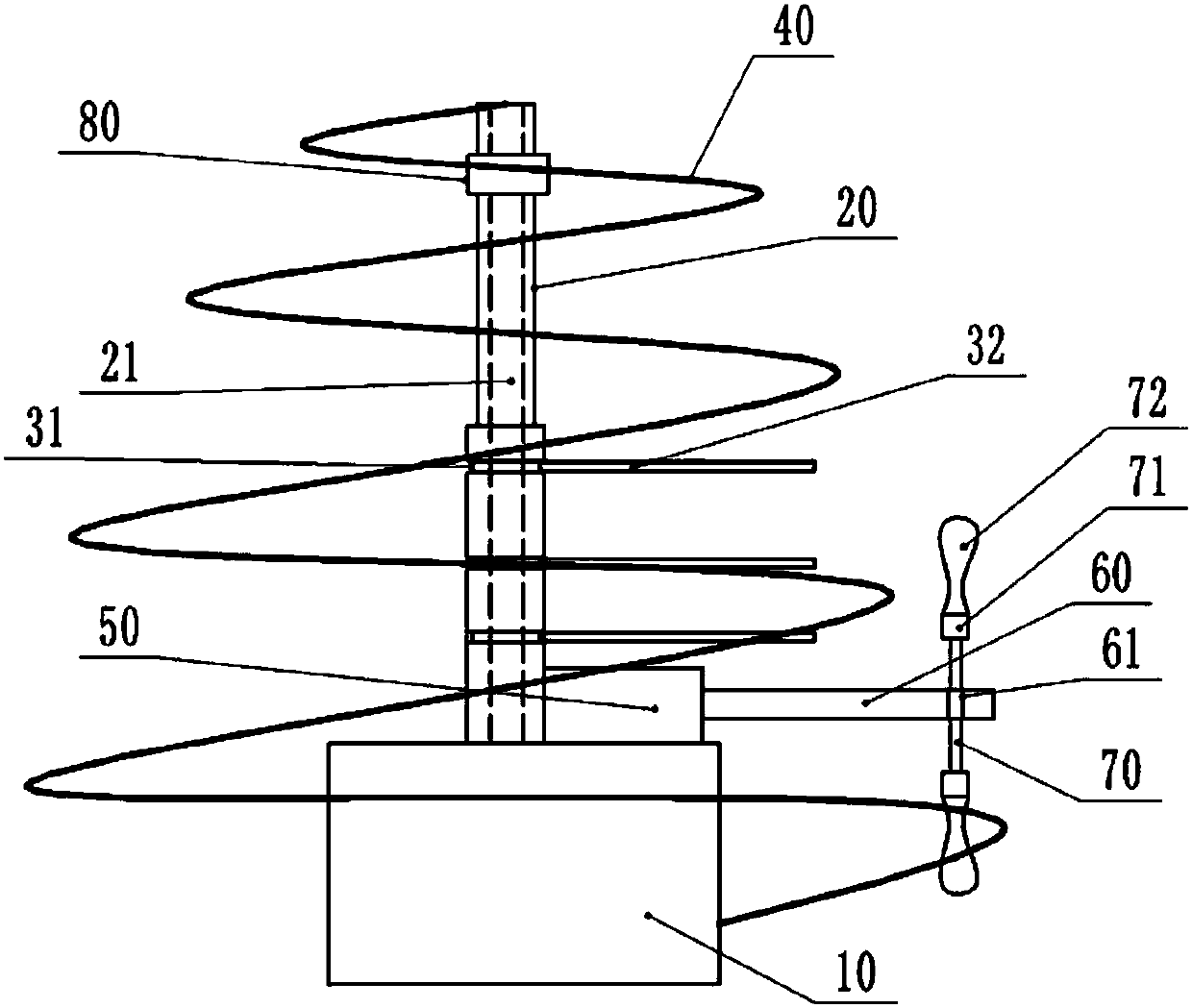 Hydroponic vegetable support