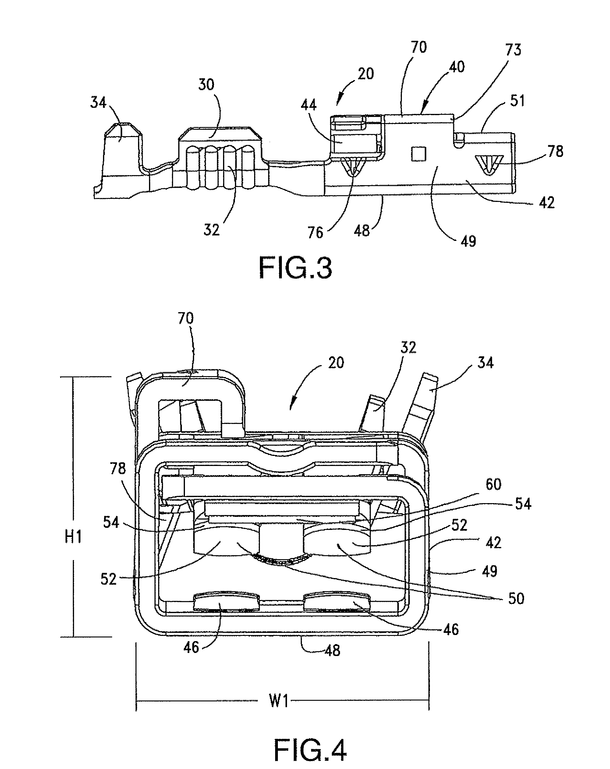 Miniature receptacle terminals