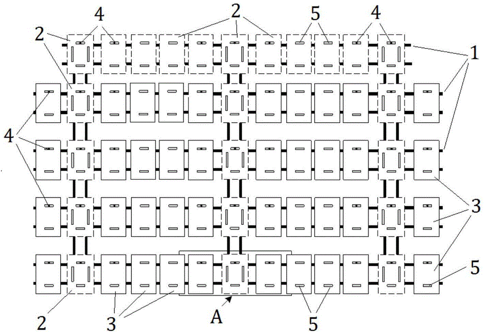 Four-directional shuttle vehicle control system based on road right tokens