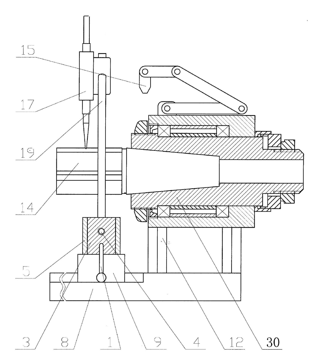 Cutting tool angle measuring instrument