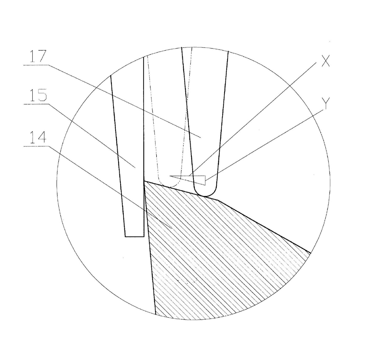 Cutting tool angle measuring instrument