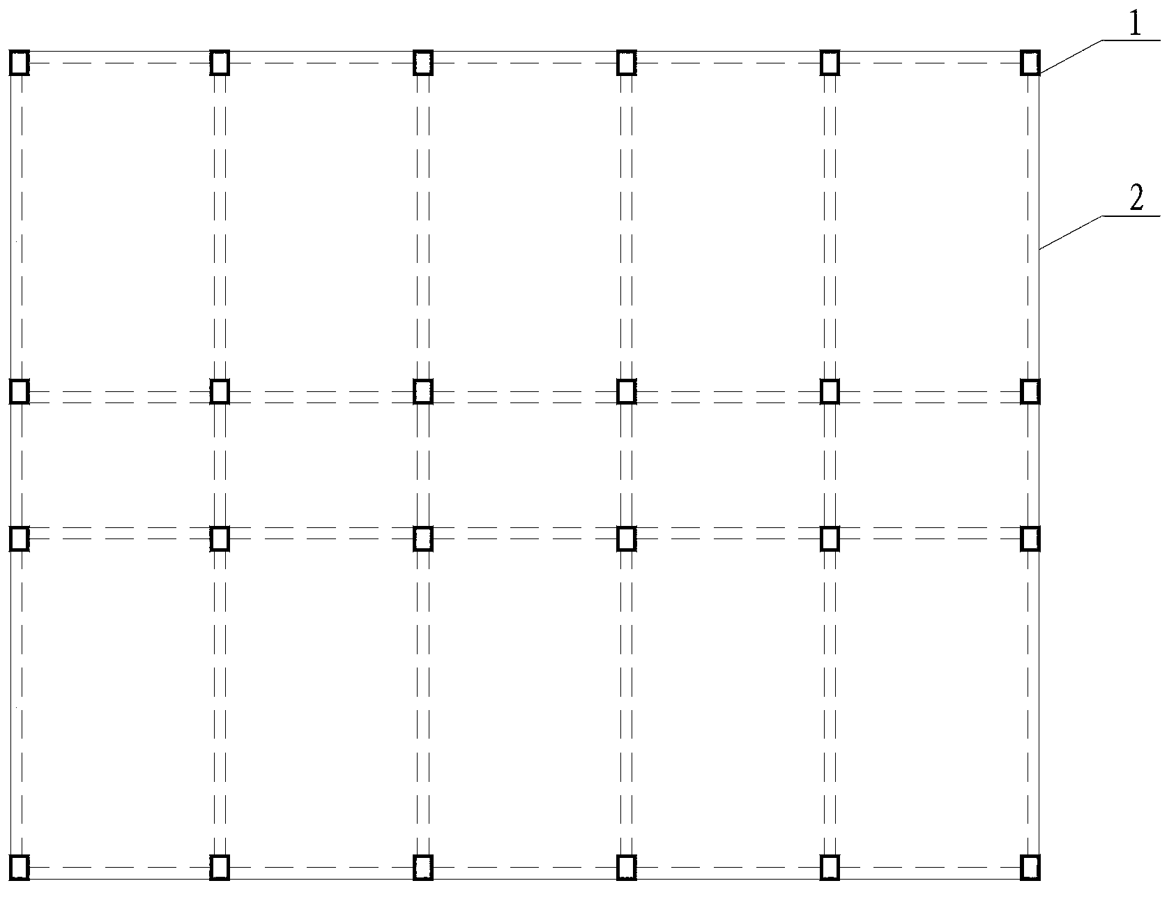 Steel-concrete slab-column structure system