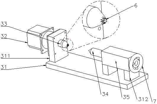 Axis locating device for split type cylindrical carving machine