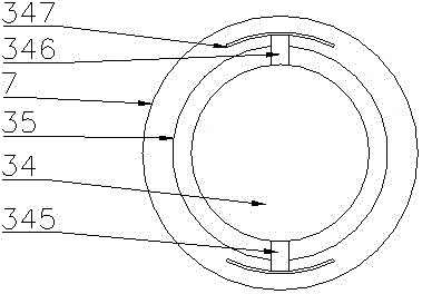 Axis locating device for split type cylindrical carving machine