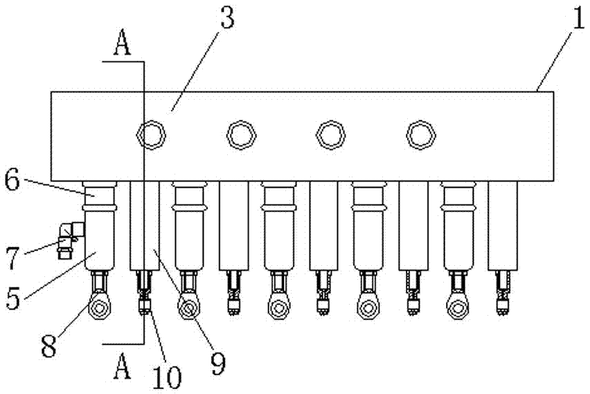 Water distributor with various adjustable shapes