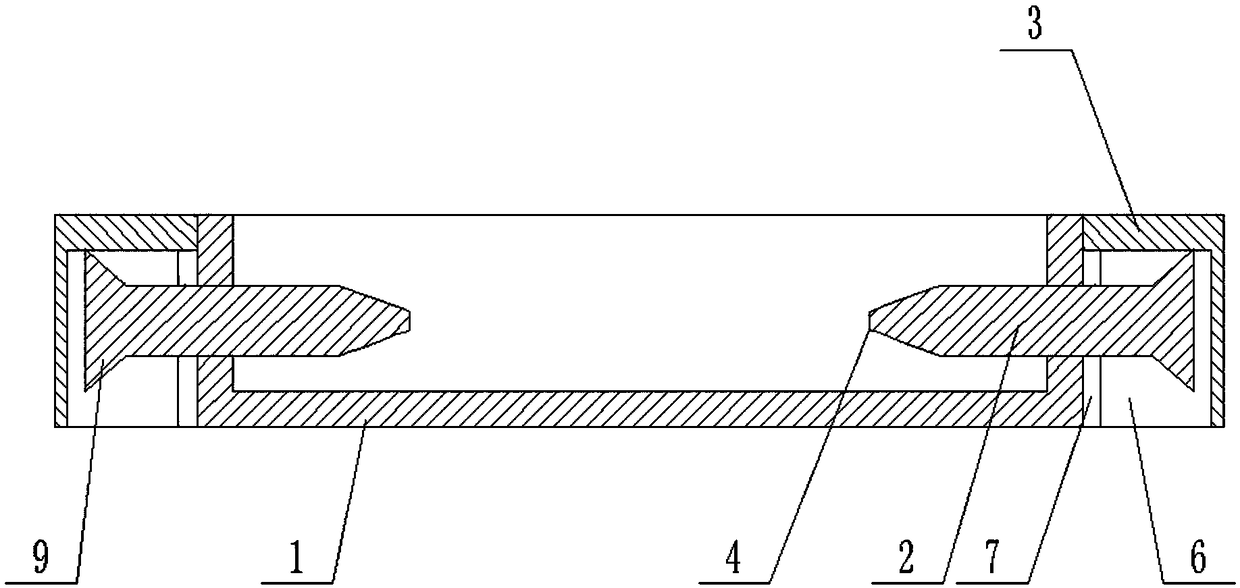 Mechanism for fixing slip fishing cylinder