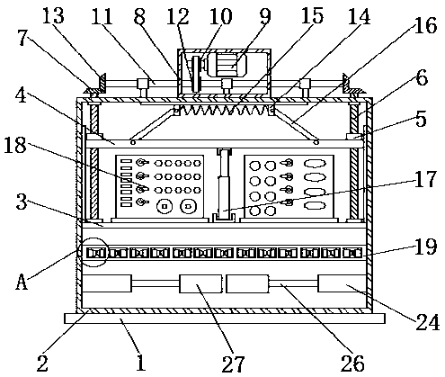 Switchgear with adjustable internal space