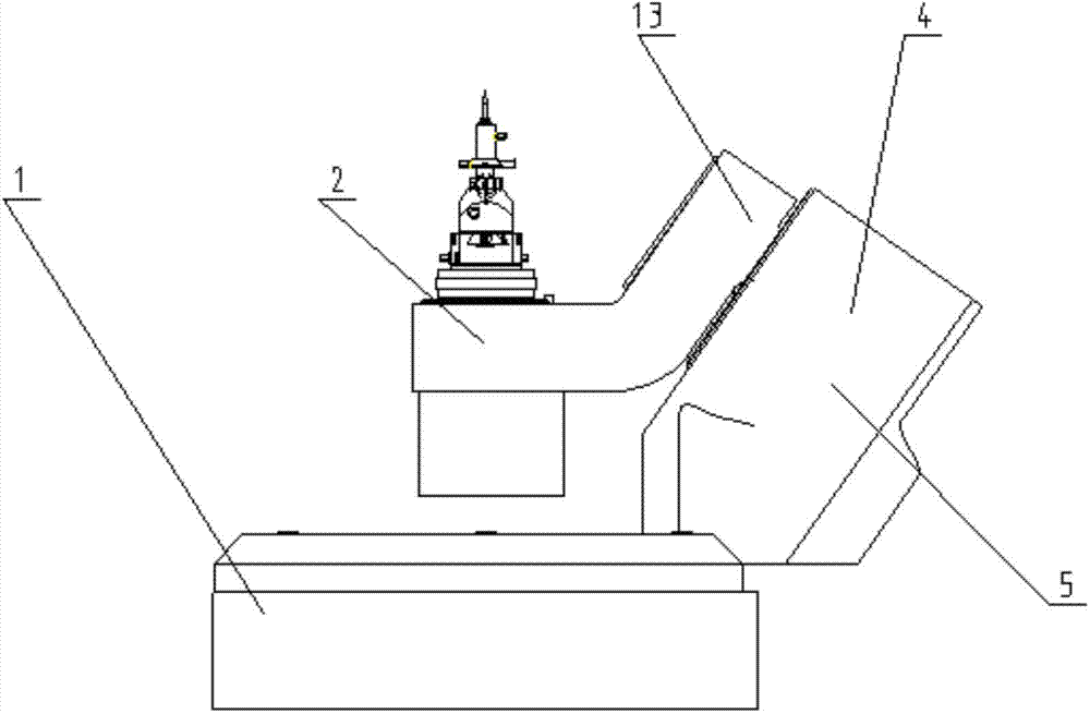 Crystal carrying table body transmission device and assembling and operating method thereof