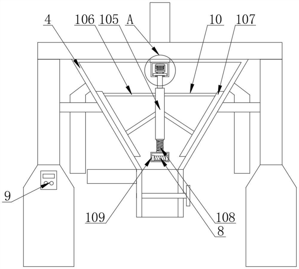 Ash bucket feeding equipment for thermal power plant