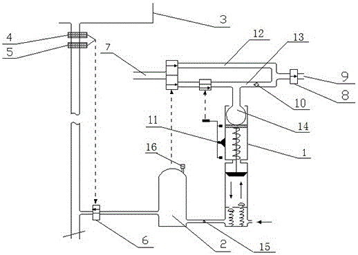 Cold water backflow recycling system of solar water heater