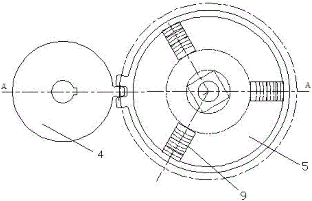 Claw-type chuck drill jig for disc sleeve type parts