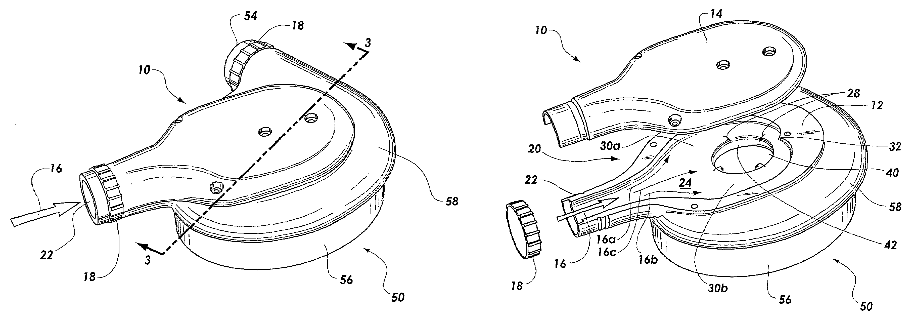 Low profile inlet for an implantable blood pump