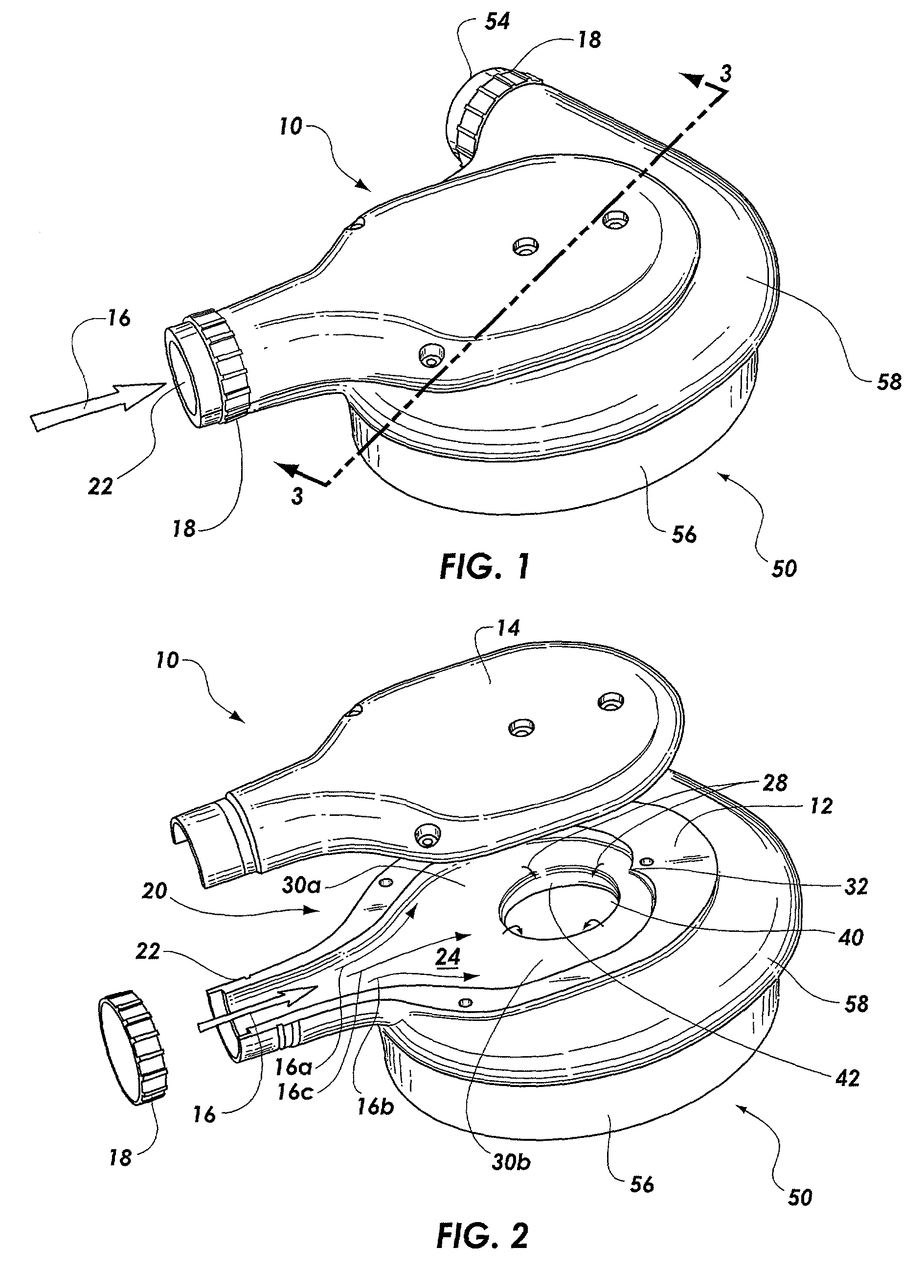 Low profile inlet for an implantable blood pump