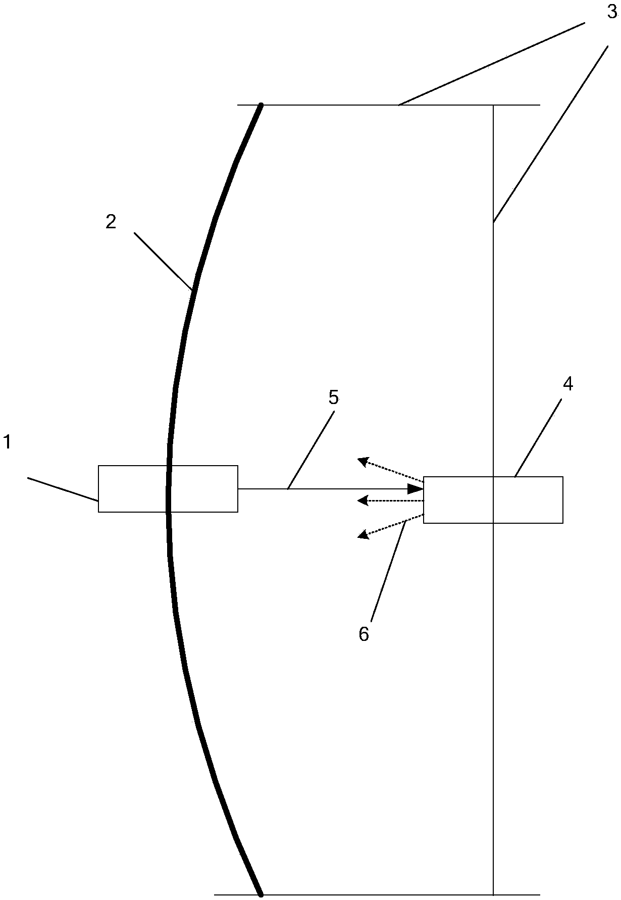 Laser fluorescence excitation illumination device