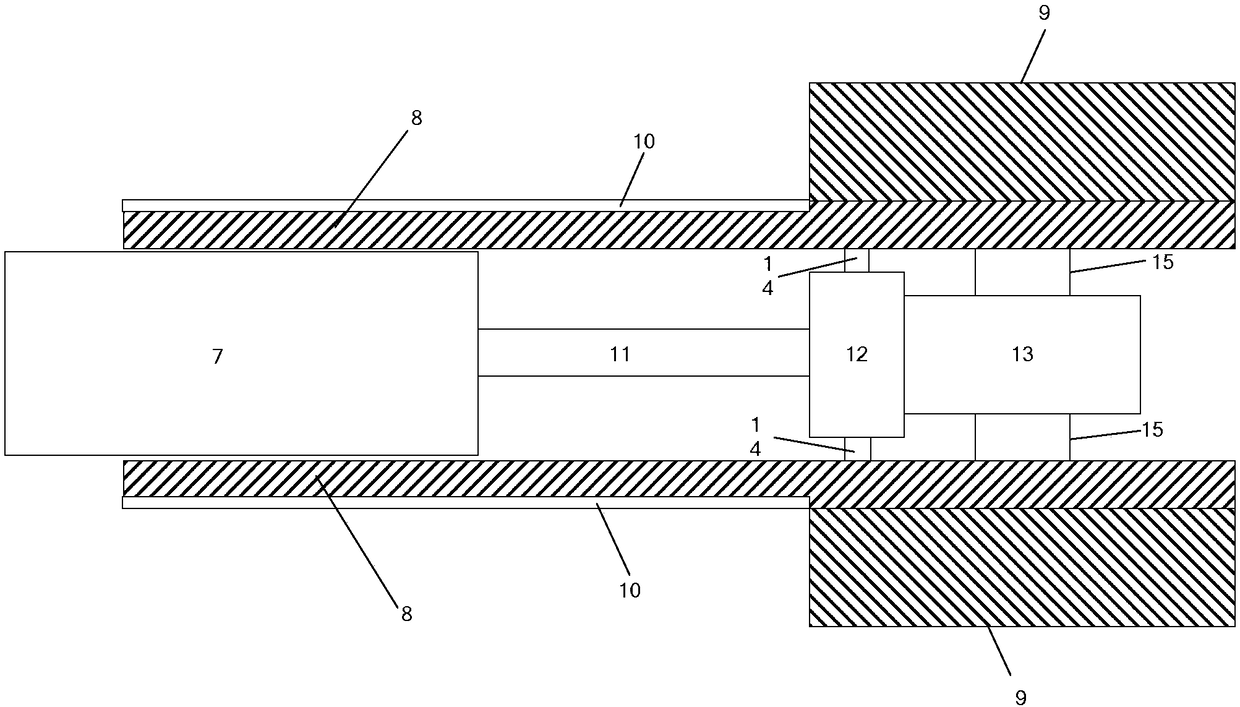 Laser fluorescence excitation illumination device