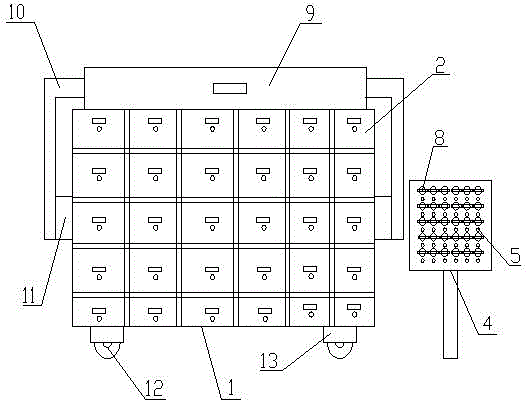 Full-automatic traditional Chinese medicinal material cabinet