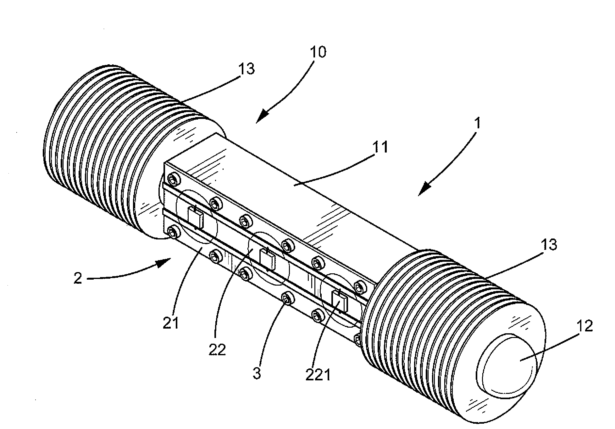 Light-Emitting Diode Module with Heat Dissipating Structure