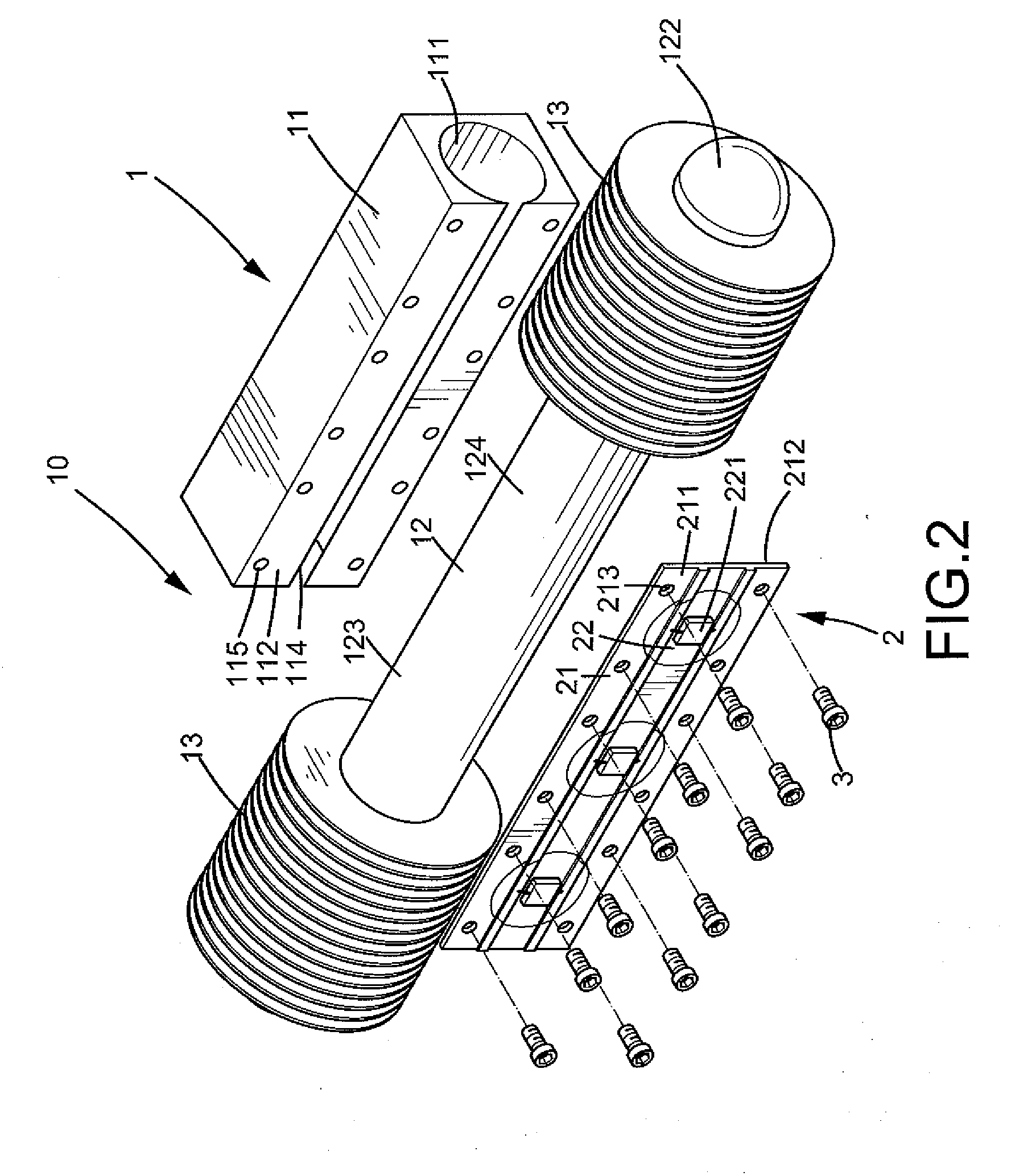 Light-Emitting Diode Module with Heat Dissipating Structure