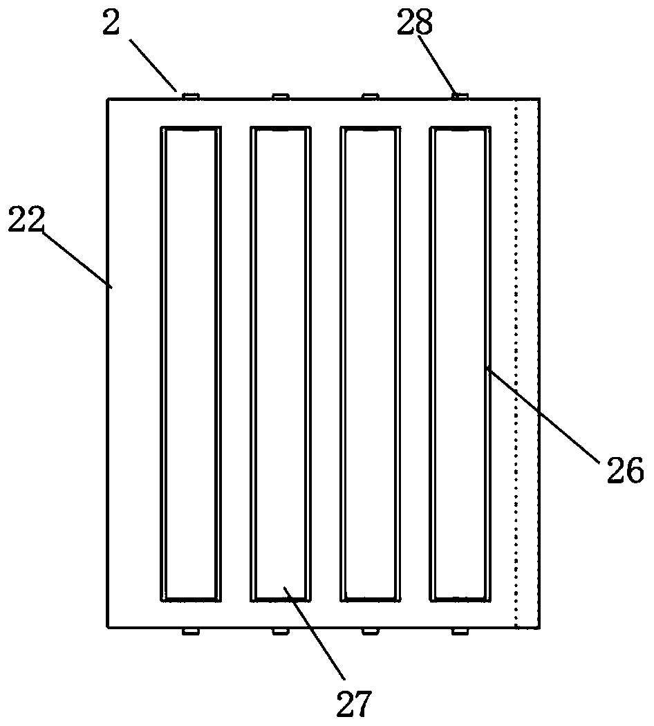 Raw material pressing device for producing a flame-retardant plastic-wood composite material