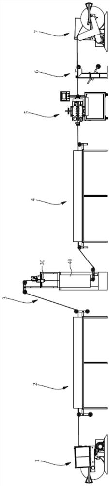 Environment-friendly glass fiber sleeve gluing and coating device